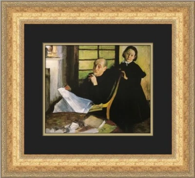 Impresión enmarcada personalizada Edgar Degas retrato de Henri y Lucy Degas Foto 1 de 2