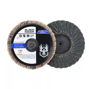 10er-Pack - 2 Zoll Mini Klappe Scheiben 80er-Körnung Schnellwechsel Schleifen Roloc Stil Typ R - Bild 1 von 5