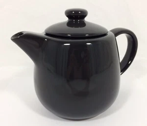 IKEA Vardagen Teapot Dark GRAY Ceramic 6 Cups 802.910.57 Vtg NEW w/ Tag - Picture 1 of 12