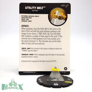 Heroclix Batman Team-Up set Utility Belt #S001 Object w/card! - Picture 1 of 1