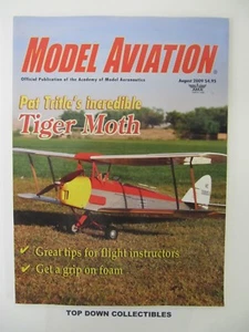 Model Aviation Magazine    August  2009      Pat Tritle's Tiger Moth - Picture 1 of 2