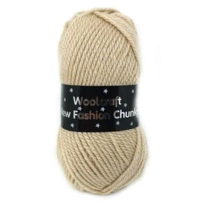 Woolcraft Nueva Moda Hilo De Tejer Grueso Lana 100g - 225 Beige - Imagen 1 de 1
