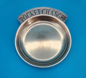 Vintage VTG 1970s Brass Pocket Change Trinket Dish Men's Caddy MCM - Picture 1 of 11