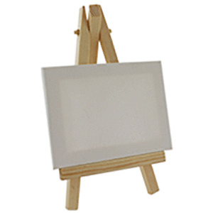 Miniature Canvas and Easel - 16 cm x 12 cm  - BNWT