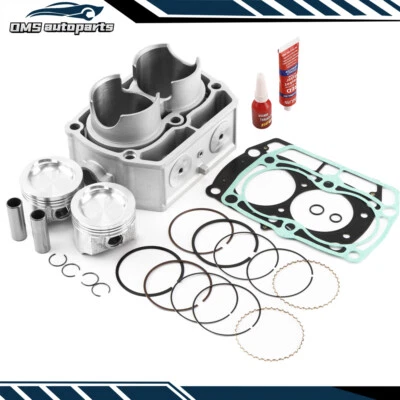 For Polaris Sportsman 700 2002-2009 Top End Rebuild Kit Cylinder Gasket Pistons Foto 1 de 4