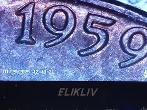 1959 Jefferson Nickel Partial Steps No Mintmark Nice Grayish Tone. $.05 U.S.... - Picture 1 of 6
