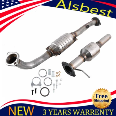 Front & Rear Catalytic Converter For 2009-2013 Toyota Highlander 2.7L Foto 1 de 4