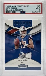 2018 Panini Contenders - Novato del Año Contenders #RYA-JA Josh Allen PSA 9 - Imagen 1 de 3