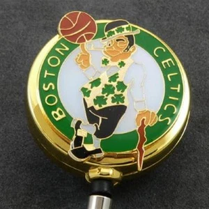 NBA Basketball Boston Celtics einziehbare Abzeichenrolle Sicherheit Ausweishalter - Bild 1 von 3