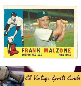 1960 Topps #310 Frank Malzone - Picture 1 of 2