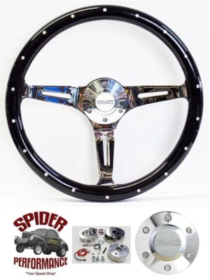 GMC Suburban GMC 1970-1973 camioneta volante madera 15" Black Widow Foto 1 de 4