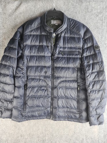 Michael Kors giacca donna nera media puffer piumino d'oca