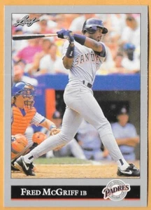 FRED McGRIFF SAN DIEGO PADRES #274 - LEAF NM-MT 1992 - Picture 1 of 2
