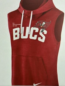 Tampa Bay Buccaneers NFL Men's Nike Sleeveless Pullover Hoodie Size XXL - NWT - Picture 1 of 7
