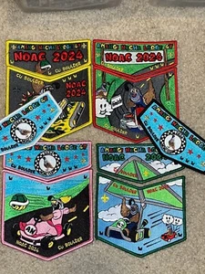 Boy Scout Amangi Nacha 47 Video Game 2024 NOAC OA Flap Patch Set - Picture 1 of 1