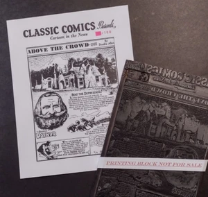 George Daynor Palace of Depression Vineland, NJ Classic Comics COVER REPRINT - Picture 1 of 1