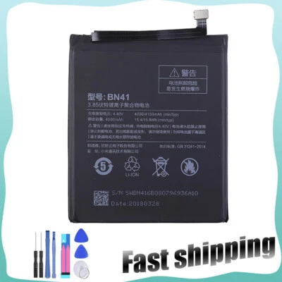 Nueva Batería BN41 Para Xiaomi Redmi Note 4 Hongmi Note4 4000mAh Repuesto Foto 1 de 4