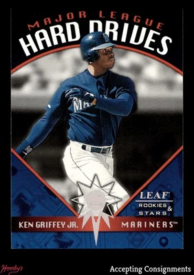 Disco duro Leaf Rookies and Stars Major League 1998 #4 Ken Griffey Jr. 834/2500 Foto 1 de 2