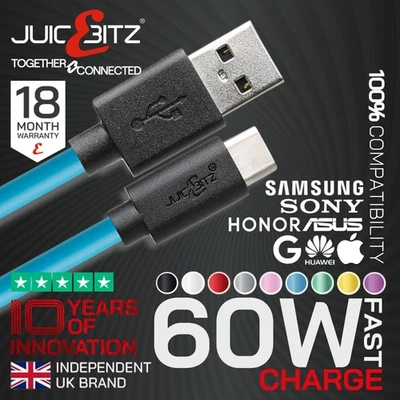 JUICEBITZ Per PS5 / XBox Series S X Controller Wireless Lungo USB Tipo C Cavo Caricatore Cavo