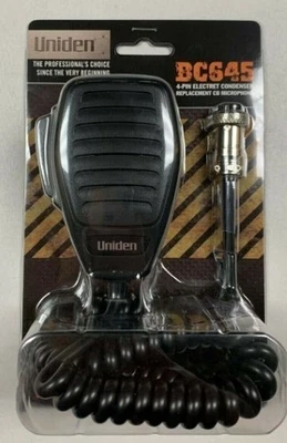 Новый - Uniden BC645 Bearcat CB радио портативный электрет конденсаторный микрофон - Изображение 1 из 4