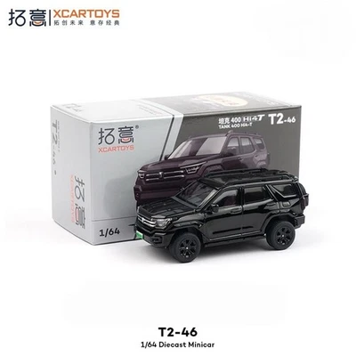 XCARTOYS 1/64 Scale Great Wall Motor Tank 400 Hi4-T Black Diecast Car Model Toy - Image 1 of 4