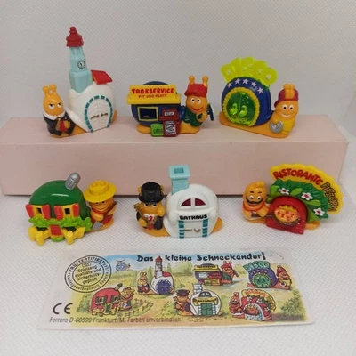 Funny Snail with houses, schneckendorf , 1997, Kinder Surprise,  Full set - Image 1 of 3