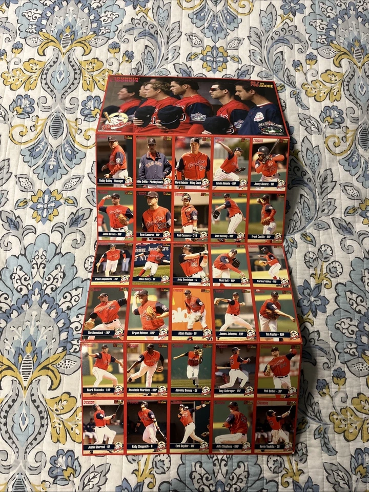 Juego de cartas del equipo Pawtucket Red Sox 2004 Foto 1 de 2