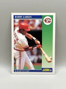 Barry Larkin 1992 Score #100 HOF Cincinnati Reds NM Combined Shipping - Imagen 1 de 4