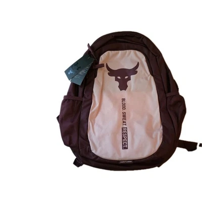 Mochila Under Armour Storm Project Rock Brahma Bull Rosa Púrpura 1359284 569 Nueva con Etiquetas Foto 1 de 2