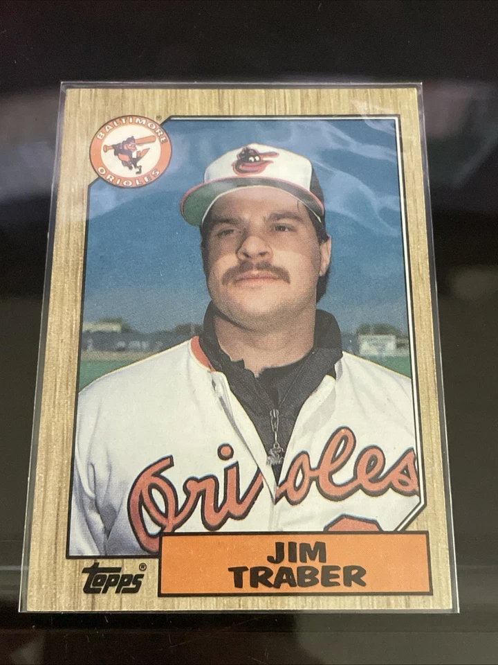 1987 Topps - Jim Traber #484 - Image 1 of 2