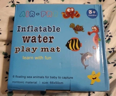 Живот время океана воды играть коврик надувной Baby играть для 3 6 9 Mon новорожденного новый - Изображение 1 из 3
