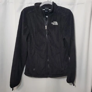 North Face Fleece Jacket Hiking Black Long Sleeve Full Zip Womens Size XS - Picture 1 of 10