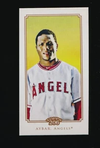 ERICK AYBAR ⚾ 2010 Topps 206 Mini POLAR BEAR SP #160 LA Angels - Picture 1 of 2