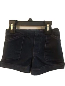 Girl’s Blue Denim Like Preowned Shorts Size 4t Unbranded - Picture 1 of 3