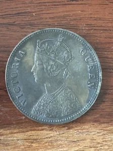 1862 India Rupee TJ - Picture 1 of 2