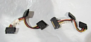 Lot of 2 FOXCONN SATA Power Connector Splitter Adapter cable 1 in  2 out 3 3/4" - Picture 1 of 2
