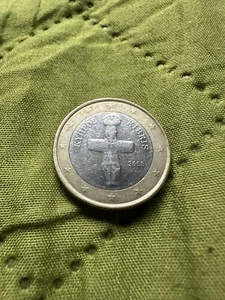 1 Euro 2008 Cyprus Kibris coin - Picture 1 of 2