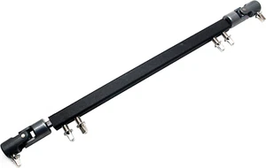 Doppio Kick Drum Pedal Drive Shaft Acciaio Basso Batteria Pedale Collegamento Connettore Braccio f - Foto 1 di 11