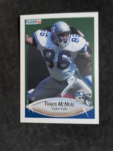 1990 Fleer Travis McNeal Rookie Seattle Seahawks #270 Football Karte - Bild 1 von 2