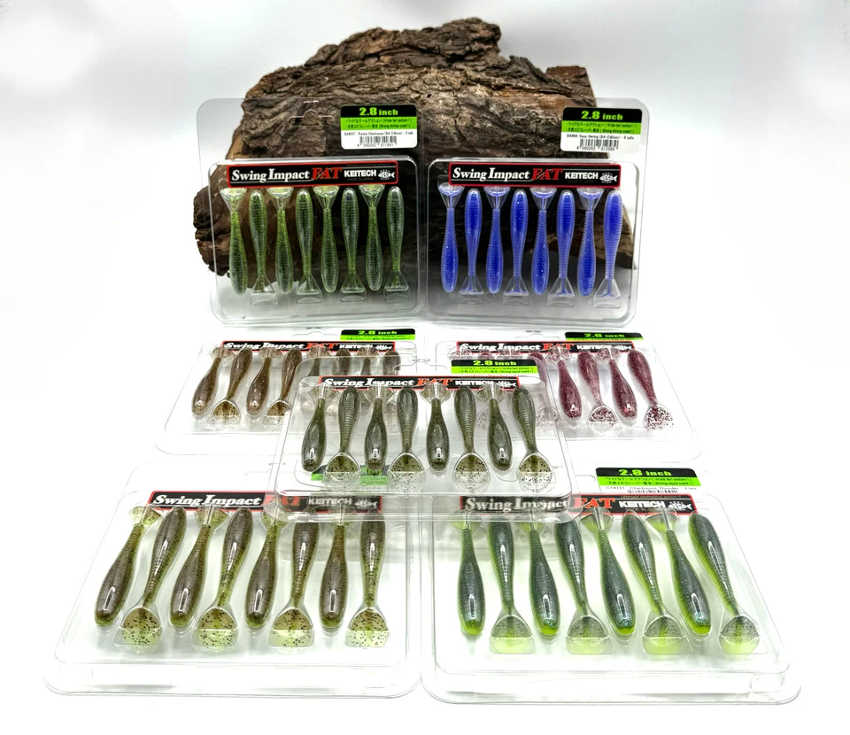Keitech BA-Edition 2,8" Fat Swing Impact 4 Farben Gummiköder Gummifisch Köder DA - Bild 1 von 1