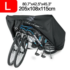 For 3 Bike Bicycle Cover Cycle Outdoor Storage Waterproof Dust Rain UV Protector - Picture 1 of 10