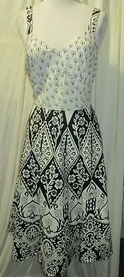 beautiful Summer cotton  Casual Sleeveless  Dress fit to size 42  - Image 1 of 4