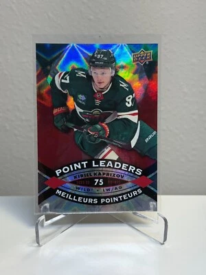 2023-24 Upper Deck Tim Hortons Collector's Series Point Leaders Kirill Kaprizov - Image 1 of 2