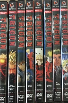 Trigun 8 DVD Lot Collection, Pioneer Series, Anime Manga - image 1 of 3