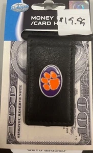 New Clemson Tigers Leather Cash, ID and Cardholder - Picture 1 of 3