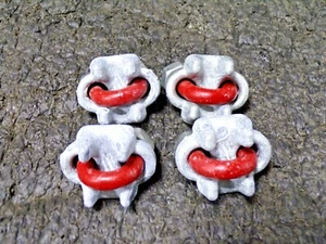 (4) Crosby Wire Rope Cable Clamps, 1/4" (CM) - Picture 1 of 4
