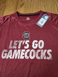 NWT South Carolina Let’s Go Gamecocks Short Sleeve Knights Apparel T Shirt - Picture 1 of 9