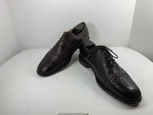 Bostonian Crown Windsor Mens Dress Shoes Size 10 M Wingtip - Picture 1 of 10