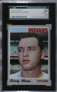 1970 Topps Barry Moore #366 SGC 92
