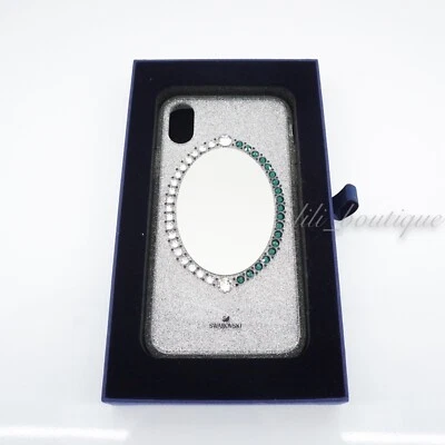 NIB Swarovski 5494431 Black Baroque Smartphone Case Cover iPhone X/XS Gray Multi - Image 1 of 4